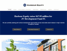 Tablet Screenshot of harbourequity.com